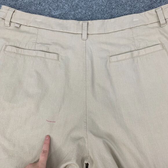 Lululemon Short Mens 38 Straw Beige Commission Flat Front Stretch Golf Chino - Picture 8 of 12